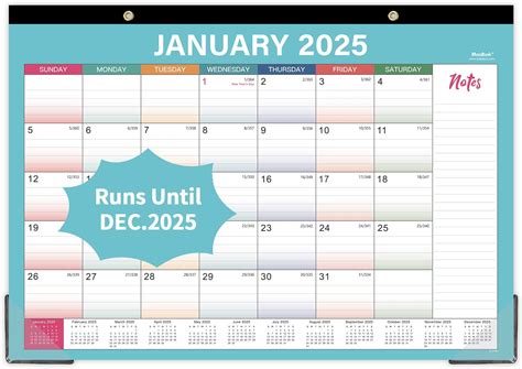 Amazon.com : 2025 Desk Calendar - January 2025 - December 2025, Large ...