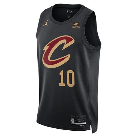 Darius Garland Black Statement Swingman Jersey | Cavs Center Court