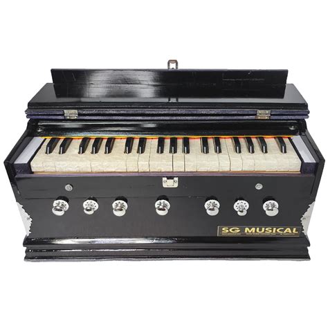 SG Musical Harmonium- 3.25 Octave, 3 Fold Bellow, 39 Keys,7 Stopper, 2 ...