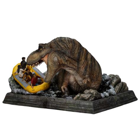 T-Rex River Attack Demi Art Scale Statue By Iron Studios - www ...