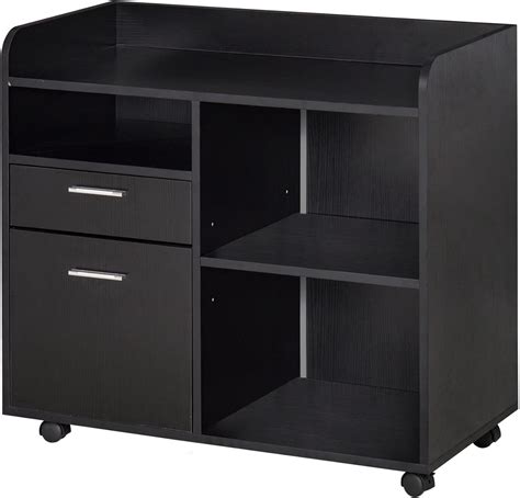 Buy Vinsetto Filing Cabinet Printer Stand Mobile Lateral File Cabinet ...