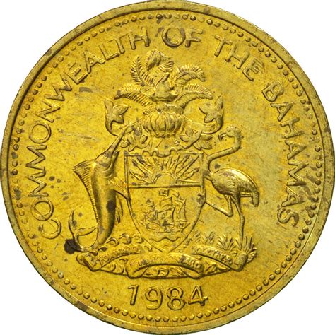 One Cent 1984, Coin from Bahamas - Online Coin Club