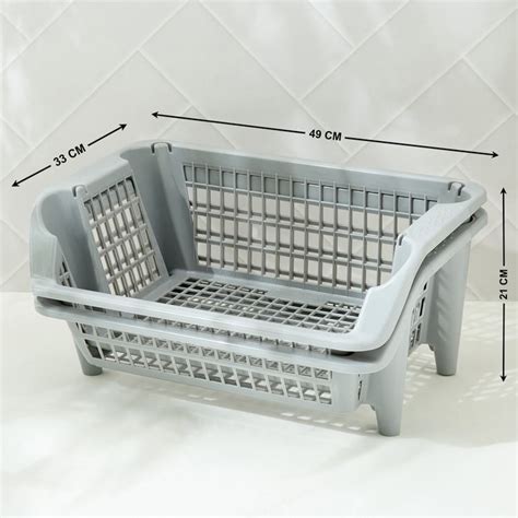 Buy Fiesta Fierce Set of 2 Polypropylene Versatile Basket from Home ...