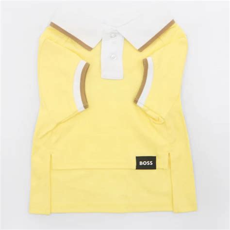 Buy Boss Polo Tshirt for Dogs (Sandily Yellow) online at Supertails.com