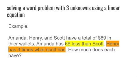Image result for System of Equations with Three Variables