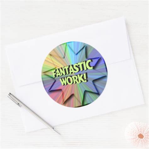 Fantastic Work Sticker 的图像结果