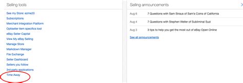 Manage My Store | eBay.com