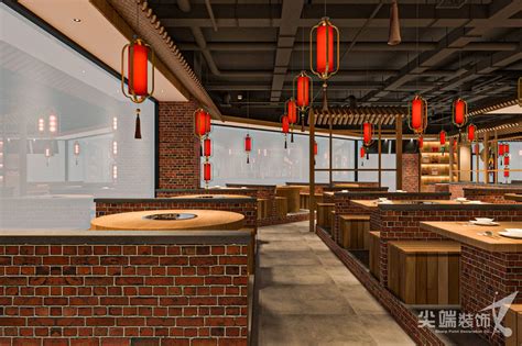 沸点装饰设计--餐厅-东北铁锅炖_1477411 – 设计本装修效果图