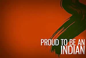 I'm Proud to Be an Indian - Poster : Amazon.in: Home & Kitchen
