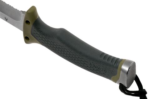 Gerber Ultimate Survival Fixed Blade 30-001830 Serrated Edge survival knife | Advantageously ...