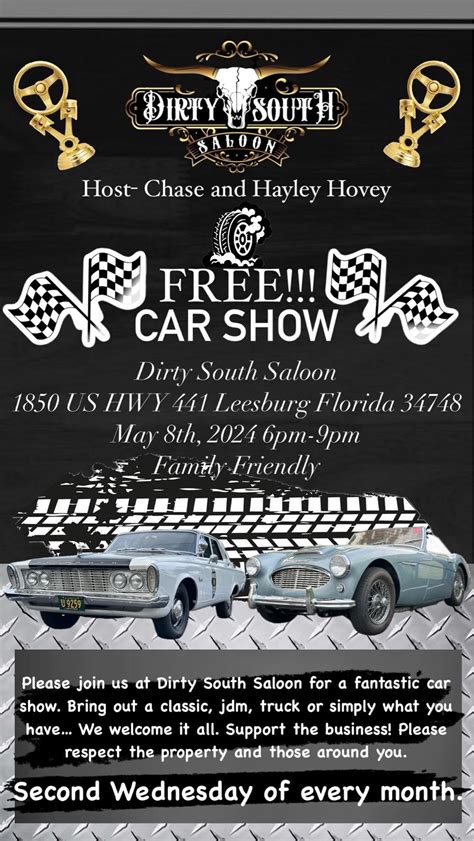 Car Show at Dirty South Saloon, Dirty South Saloon, Leesburg, 8 May ...