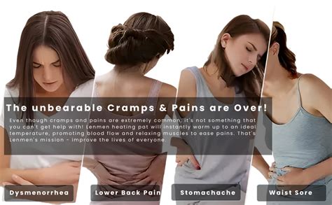 SYSSOL Heating Pad electric Period Cramp relief massager, Period pain ...