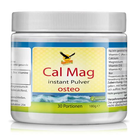 Cal-Mag Instant OSTEO Trinkpulver, 180g Dose