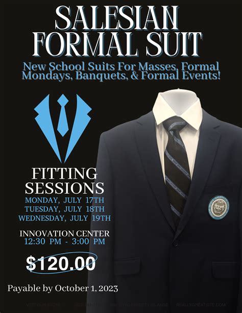 New Salesian Formal Attire - Fitting This Week! | Bishop Mora Salesian ...