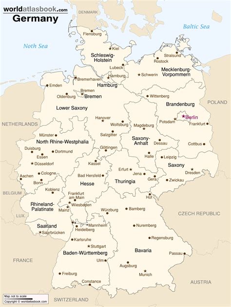 Germany Printable Map - Printable New Year Banners