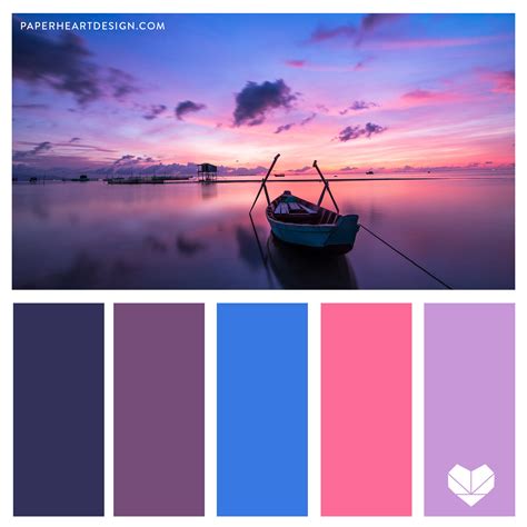 Purple And Blue Color Palette
