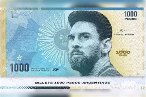 外媒：阿根廷央行考虑发行梅西纪念钞，面值1000比索象征10号传奇
