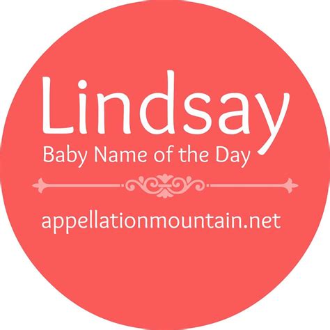 Meaning Of Name Lindsay