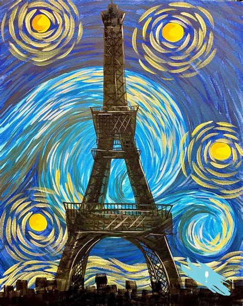 Starry Paris - Champainting Paint and Sip BYO Food and Drinks ...