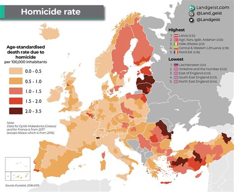 340 best Intentional Homicide Rate images on Pholder | Map Porn, Europe ...