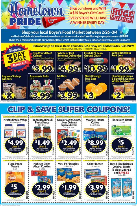 Boyer's Food Markets Ad Circular - 02/26 - 03/04/2023 | Rabato