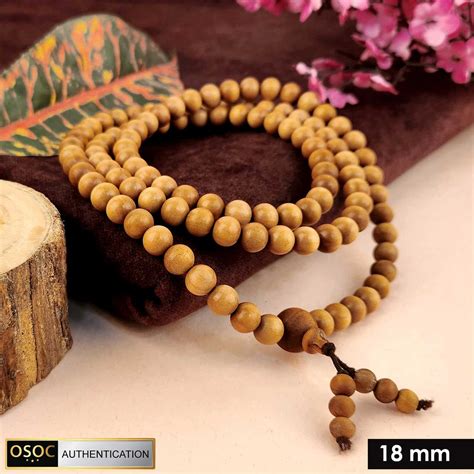 100% Original White Sandalwood (Chandan) Jap Mala | Satvikstore.in ...