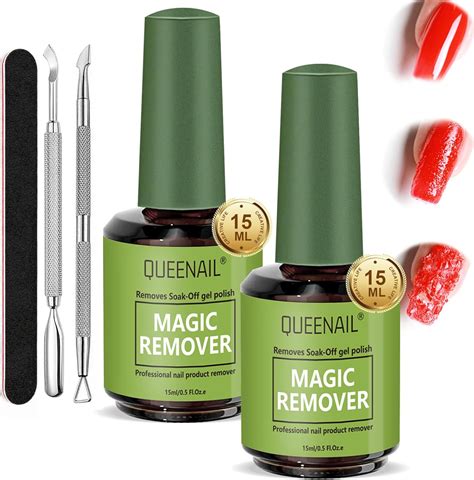 Professional Gel Polish Remover Kit (15ML) - UV Nail Remover in 3-5 ...