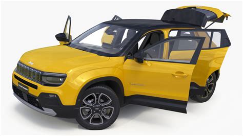 3D model Jeep Avenger Crossover Yellow Rigged for Maya | 3D Molier ...