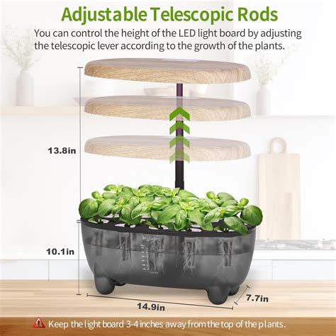 DRYADES 12 Pods Hydroponics Growing System Indoor Herb India | Ubuy