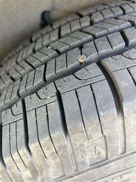 Nail in tire : r/mechanic