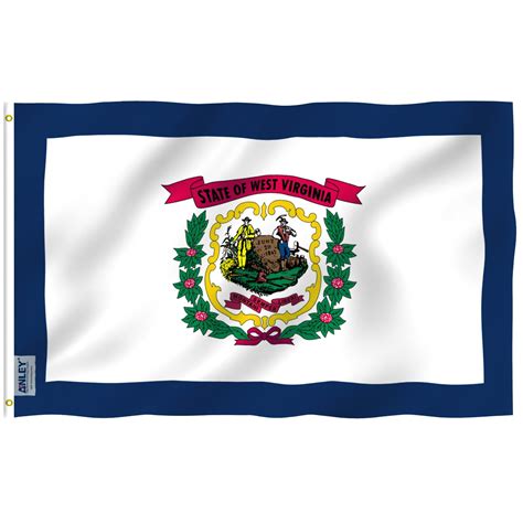 Anley 3x5 Foot West Virginia State Flag - West Virginia WV Flags ...