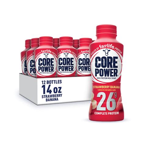 Strawberry Banana High Protein Milkshake – Shop fairlife