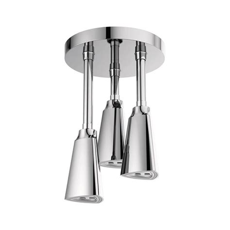 Pendant Ceiling Mount Showerhead with LED Light | Delta Faucet ...