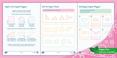 👉 Regular vs Irregular Polygons (Ages 9 - 10) - Twinkl