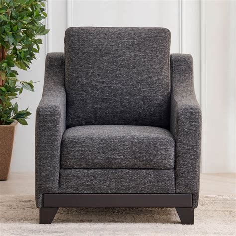 Buy Sylvester Plus Fabric 1-Seater Sofa - Grey from Home Centre at just ...