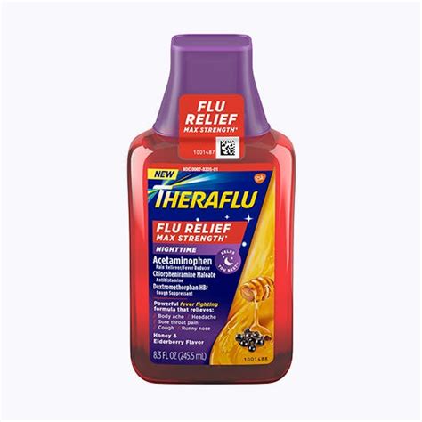Nighttime Flu Relief Max Strength Syrup | Theraflu