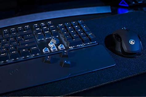 GameSir GK300 Wireless 2.4G Mechanical PC Gaming Keyboard,104 TTC Blue ...
