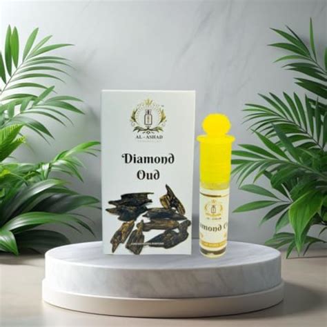 AL ASHAD DIAMOND OUD Attar Alcohol Free 6 ML Roll On Attar : Amazon.in ...