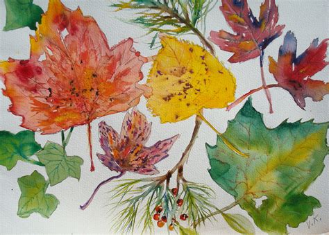 How to Paint Fall Leaves in Watercolor: 7 Steps - wikiHow