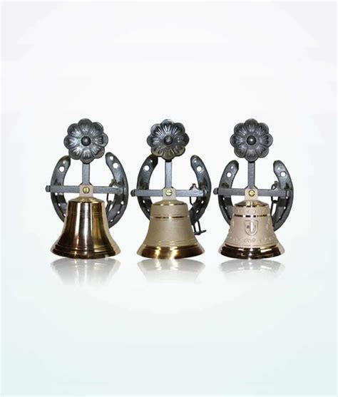 Campanello In Ottone Brunito A 1 Pulsante Per Porta D'ingresso: Artigianale, 12x9 Cm, Made In Italy
