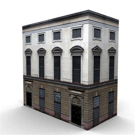 3DS Max Building Model 的图像结果