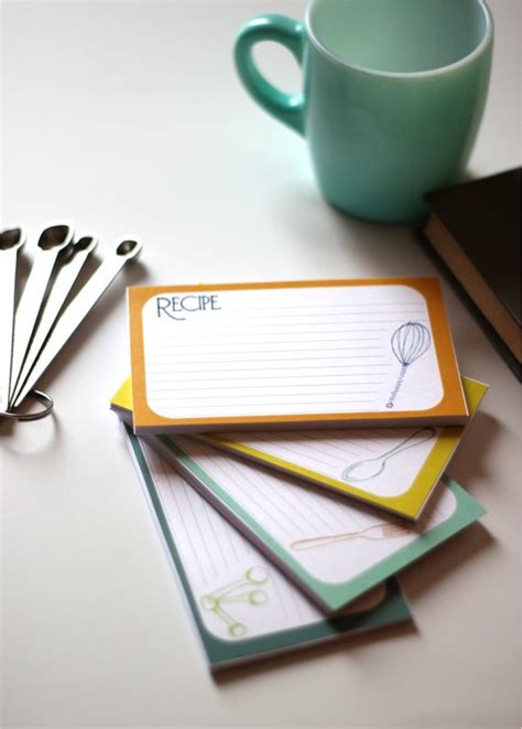 Image result for Printing Recipe Cards On Computer