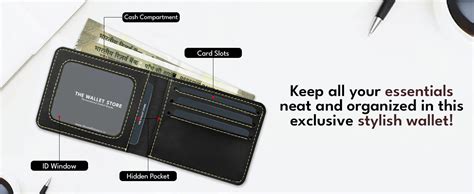 Buy The Wallet Store Personalised Leather Wallet for Men | Customised ...