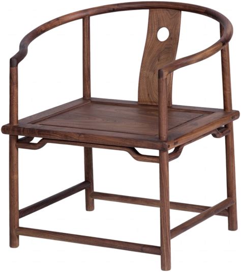 墨印黑胡桃老榆木圈椅新中式官帽椅实木太师椅免漆家具茶椅三件套-单品-美间（软装设计采购助手）