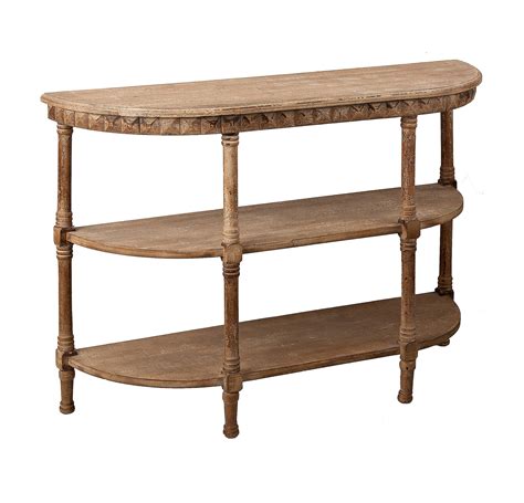 Kirkland's | Kirklands console table, Wood half moon console table ...