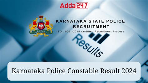 KSP CPC Result 2024, Check Civil Police Constable Marks for 1137 Posts