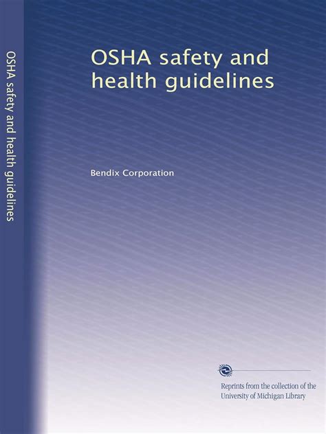 OSHA safety and health guidelines : Amazon.in: Books