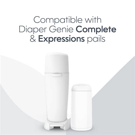 Essentials Diaper Pail Round Refill (Holds 320 Diapers) – diapergenie