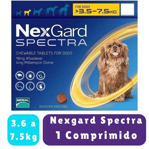 NexGard Spectra® - Perros entre 3.6 a 7.5kg - Calico Tienda