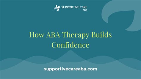 How ABA Therapy Builds Confidence